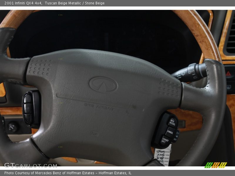 Tuscan Beige Metallic / Stone Beige 2001 Infiniti QX4 4x4