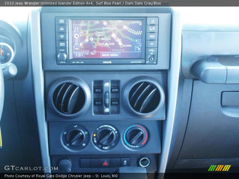 Surf Blue Pearl / Dark Slate Gray/Blue 2010 Jeep Wrangler Unlimited Islander Edition 4x4