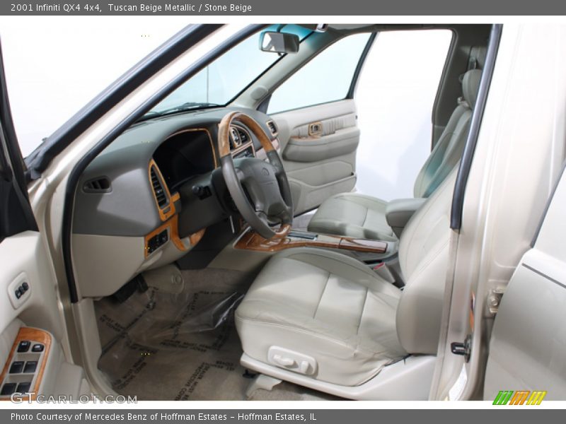 Tuscan Beige Metallic / Stone Beige 2001 Infiniti QX4 4x4