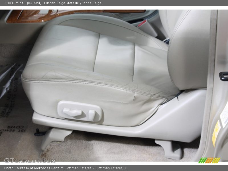 Tuscan Beige Metallic / Stone Beige 2001 Infiniti QX4 4x4