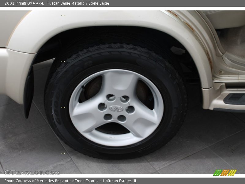 Tuscan Beige Metallic / Stone Beige 2001 Infiniti QX4 4x4