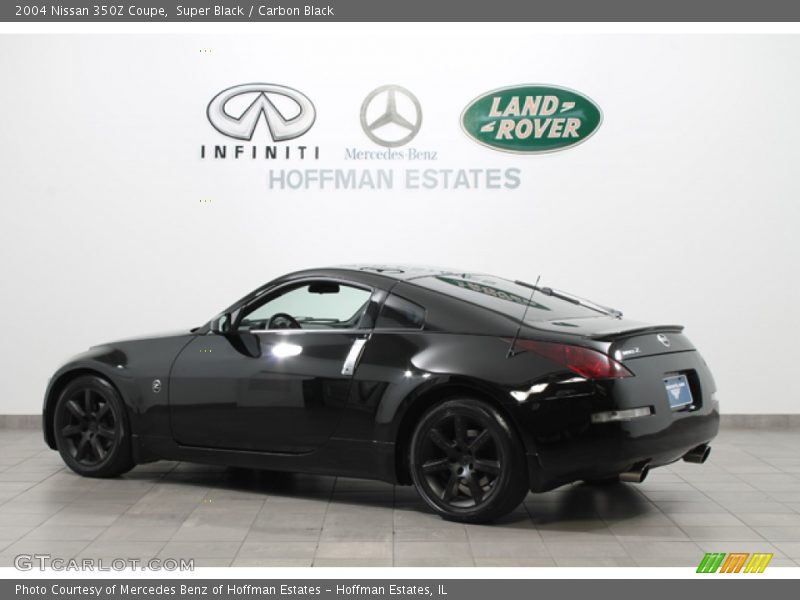 Super Black / Carbon Black 2004 Nissan 350Z Coupe