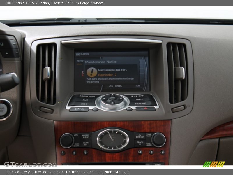 Desert Platinum Beige / Wheat 2008 Infiniti G 35 x Sedan