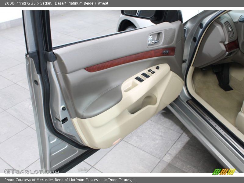 Desert Platinum Beige / Wheat 2008 Infiniti G 35 x Sedan
