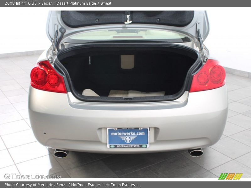 Desert Platinum Beige / Wheat 2008 Infiniti G 35 x Sedan