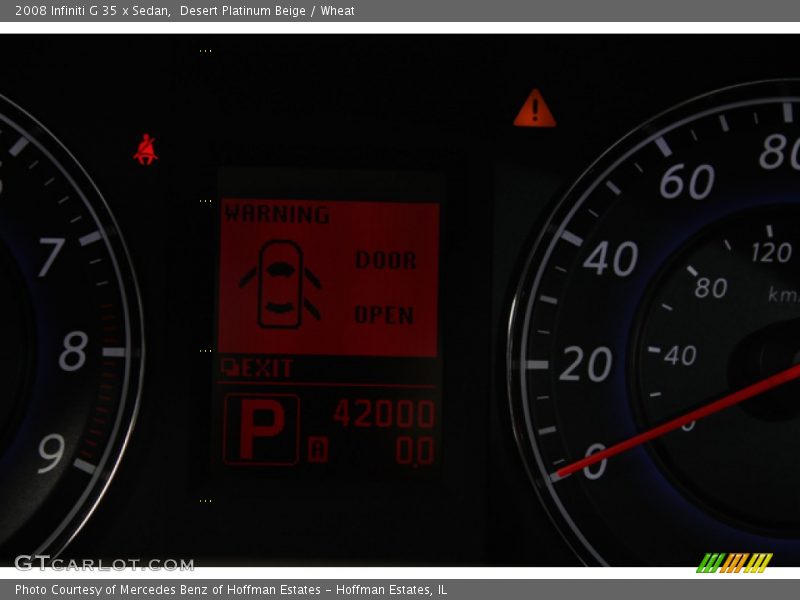 Desert Platinum Beige / Wheat 2008 Infiniti G 35 x Sedan
