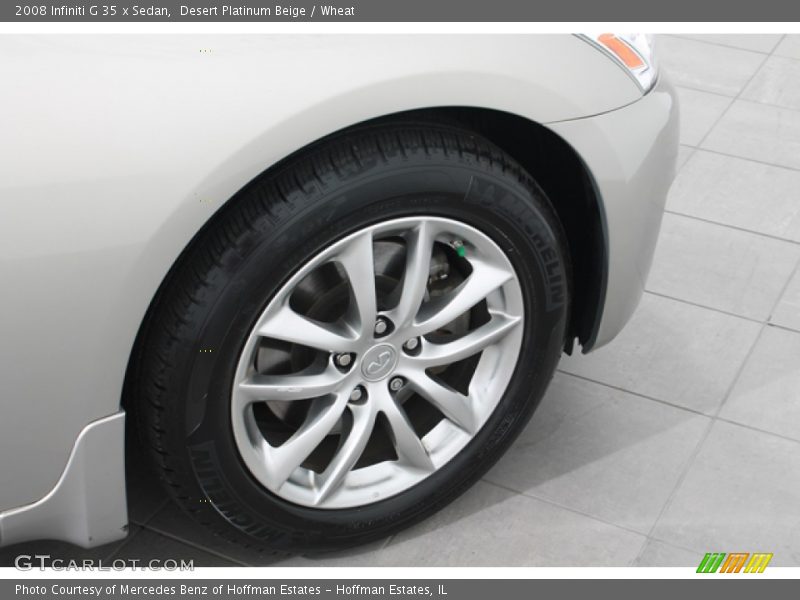 Desert Platinum Beige / Wheat 2008 Infiniti G 35 x Sedan