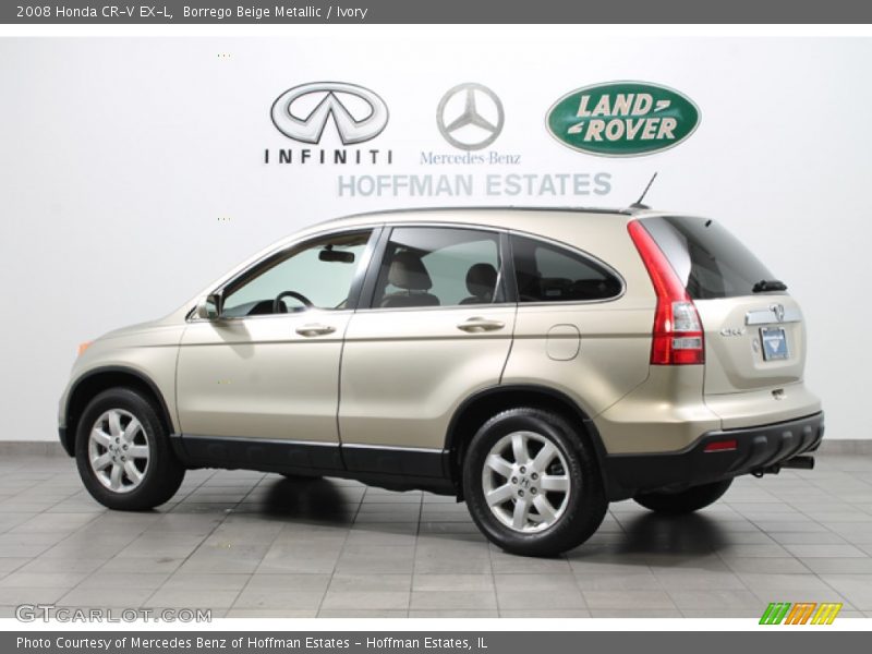 Borrego Beige Metallic / Ivory 2008 Honda CR-V EX-L