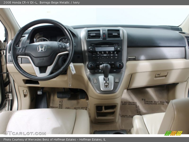 Borrego Beige Metallic / Ivory 2008 Honda CR-V EX-L