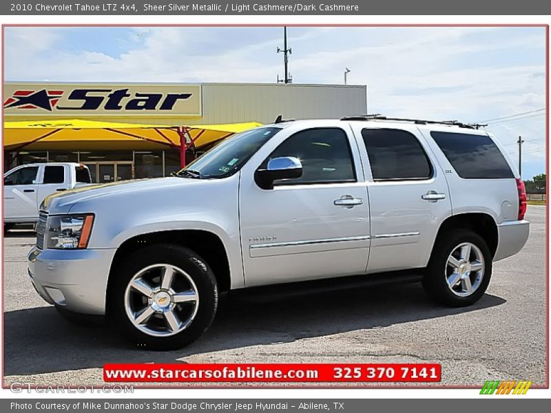 Sheer Silver Metallic / Light Cashmere/Dark Cashmere 2010 Chevrolet Tahoe LTZ 4x4