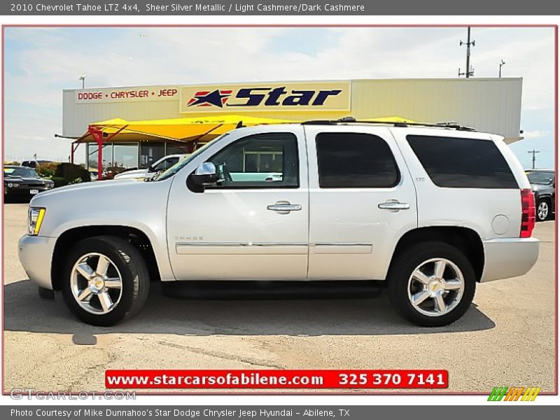Sheer Silver Metallic / Light Cashmere/Dark Cashmere 2010 Chevrolet Tahoe LTZ 4x4