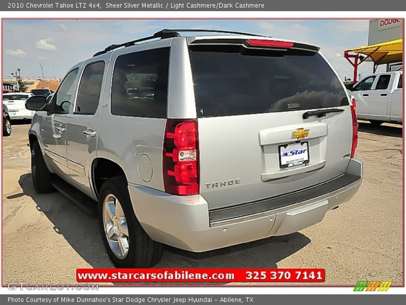 Sheer Silver Metallic / Light Cashmere/Dark Cashmere 2010 Chevrolet Tahoe LTZ 4x4