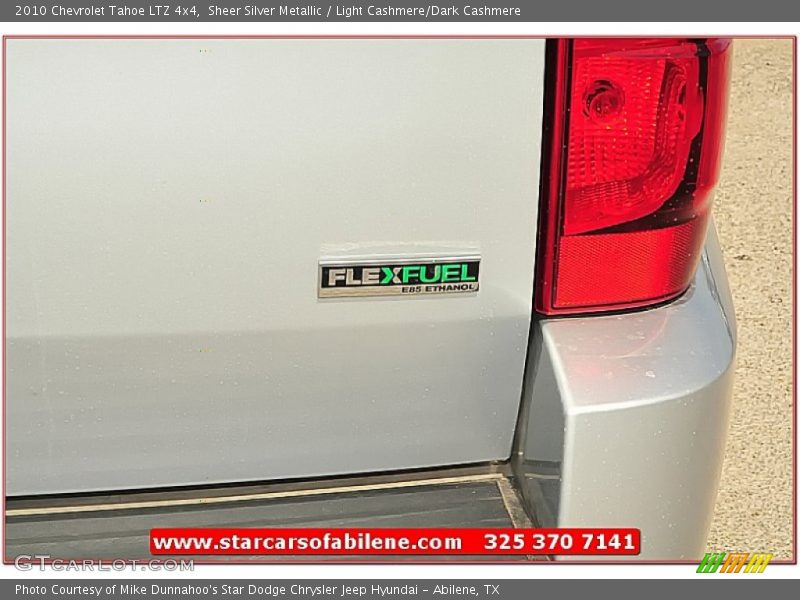 Sheer Silver Metallic / Light Cashmere/Dark Cashmere 2010 Chevrolet Tahoe LTZ 4x4