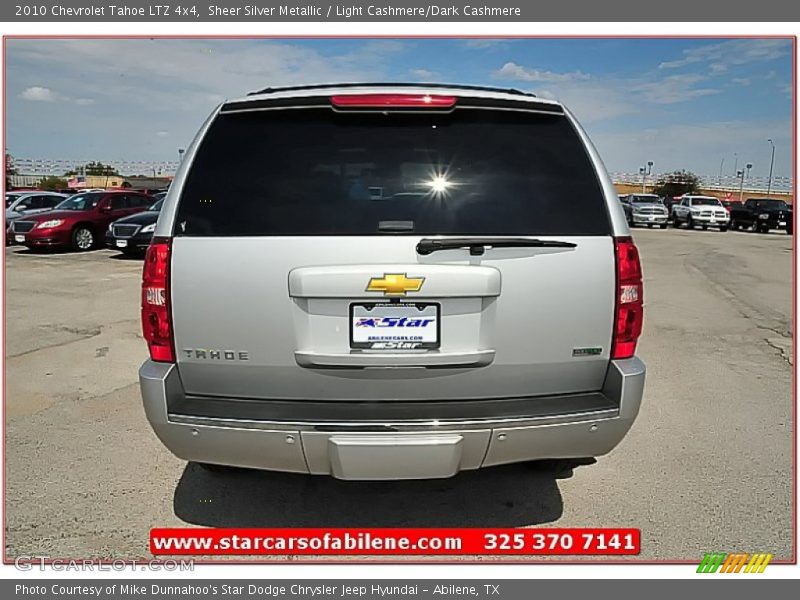 Sheer Silver Metallic / Light Cashmere/Dark Cashmere 2010 Chevrolet Tahoe LTZ 4x4