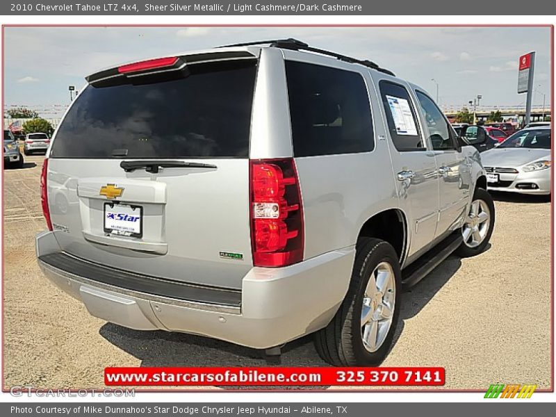 Sheer Silver Metallic / Light Cashmere/Dark Cashmere 2010 Chevrolet Tahoe LTZ 4x4