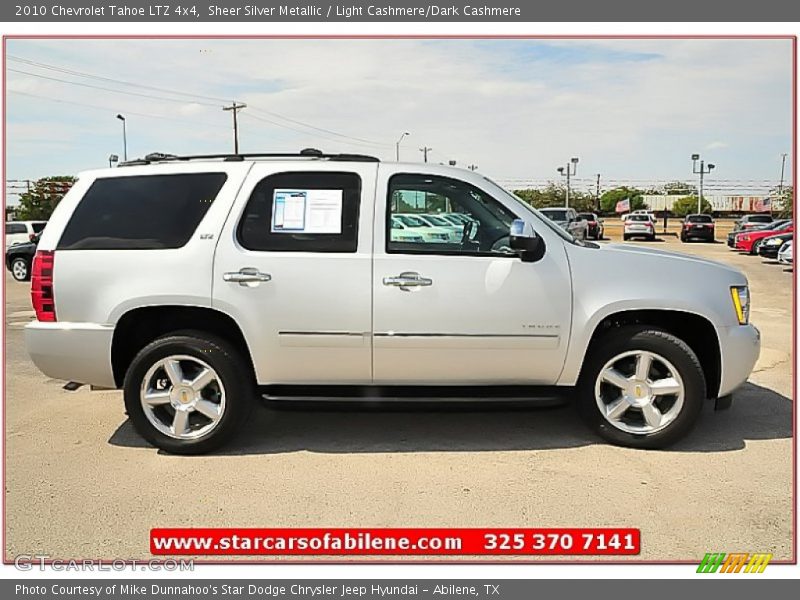 Sheer Silver Metallic / Light Cashmere/Dark Cashmere 2010 Chevrolet Tahoe LTZ 4x4