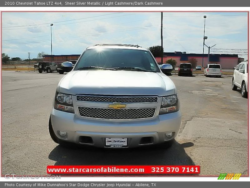 Sheer Silver Metallic / Light Cashmere/Dark Cashmere 2010 Chevrolet Tahoe LTZ 4x4