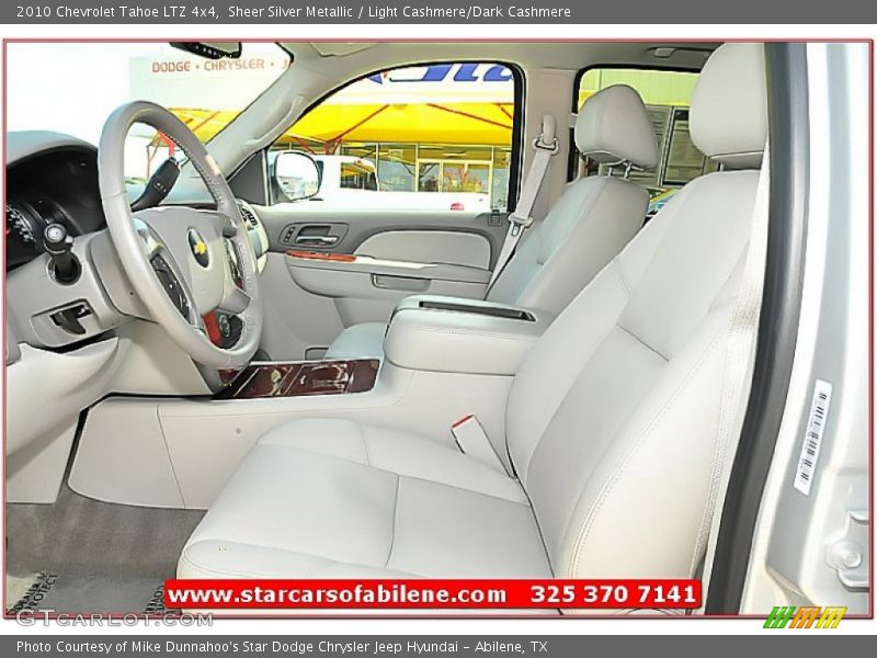 Sheer Silver Metallic / Light Cashmere/Dark Cashmere 2010 Chevrolet Tahoe LTZ 4x4