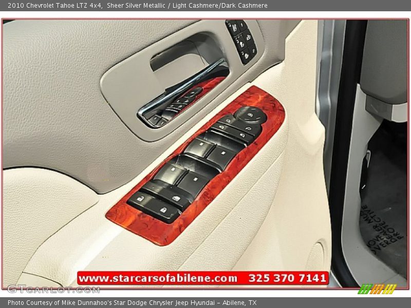 Sheer Silver Metallic / Light Cashmere/Dark Cashmere 2010 Chevrolet Tahoe LTZ 4x4