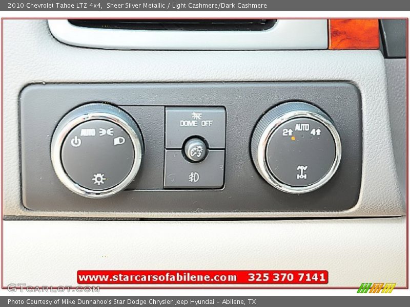 Sheer Silver Metallic / Light Cashmere/Dark Cashmere 2010 Chevrolet Tahoe LTZ 4x4