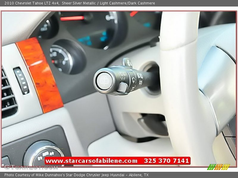Sheer Silver Metallic / Light Cashmere/Dark Cashmere 2010 Chevrolet Tahoe LTZ 4x4