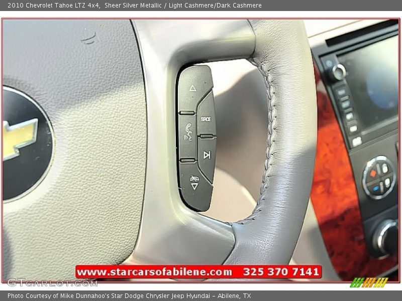 Sheer Silver Metallic / Light Cashmere/Dark Cashmere 2010 Chevrolet Tahoe LTZ 4x4