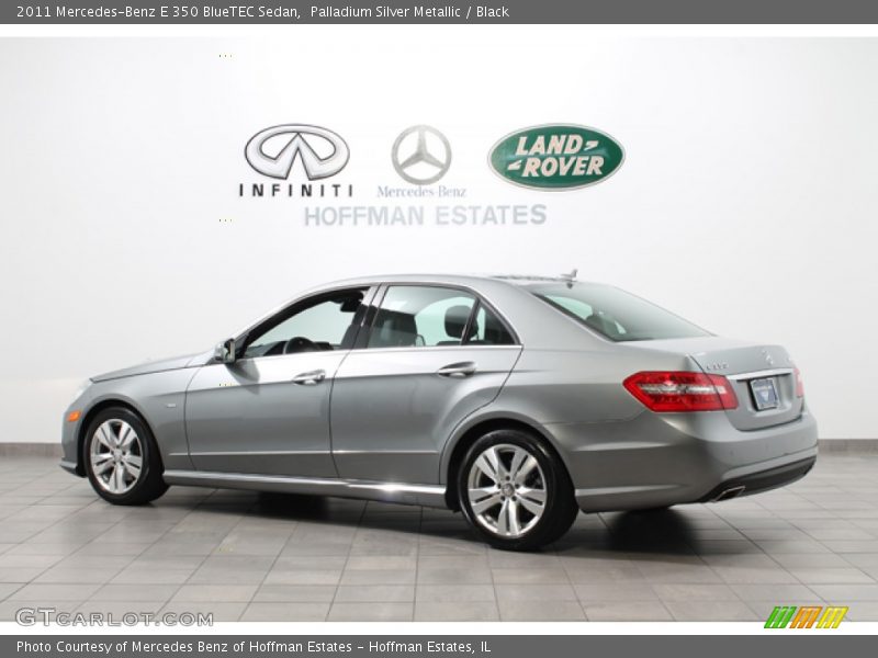 Palladium Silver Metallic / Black 2011 Mercedes-Benz E 350 BlueTEC Sedan
