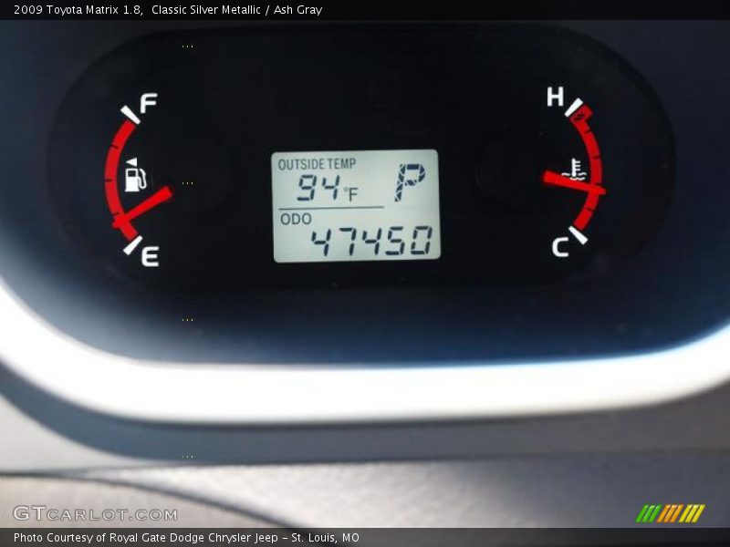 Classic Silver Metallic / Ash Gray 2009 Toyota Matrix 1.8