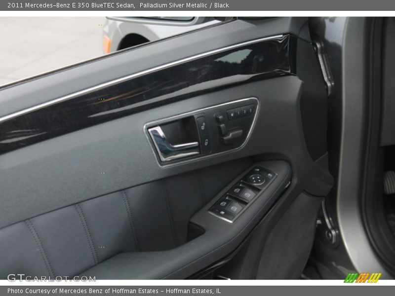 Palladium Silver Metallic / Black 2011 Mercedes-Benz E 350 BlueTEC Sedan