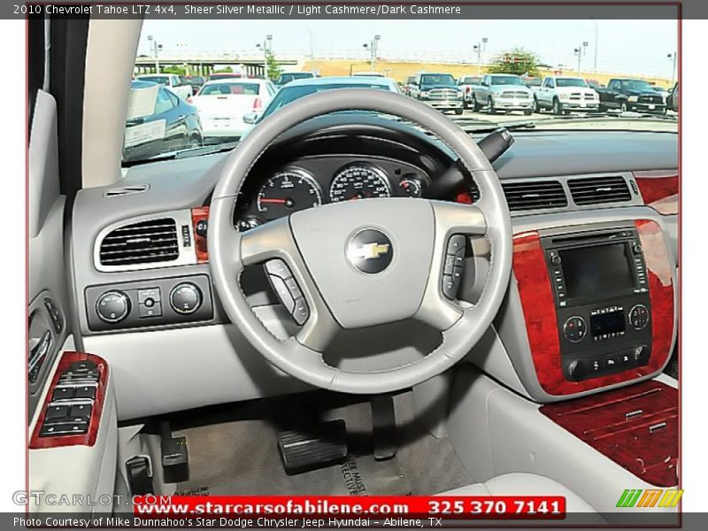 Sheer Silver Metallic / Light Cashmere/Dark Cashmere 2010 Chevrolet Tahoe LTZ 4x4