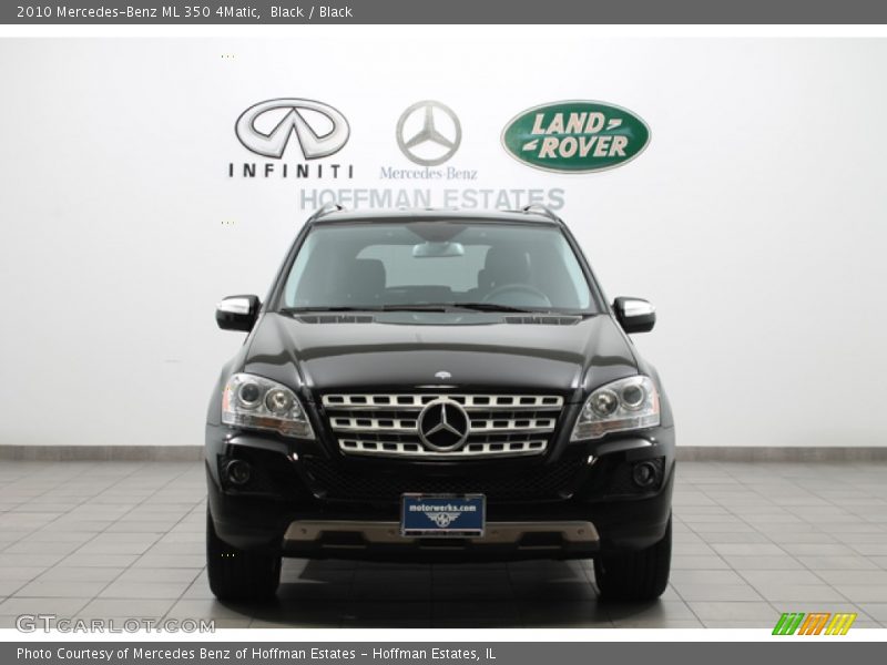 Black / Black 2010 Mercedes-Benz ML 350 4Matic