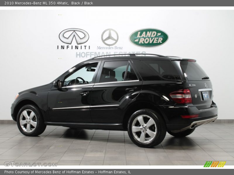 Black / Black 2010 Mercedes-Benz ML 350 4Matic