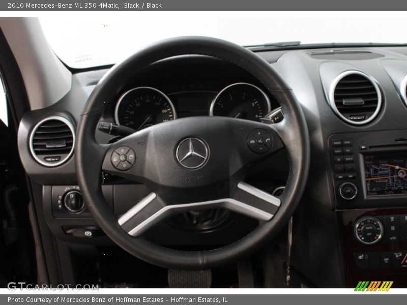 Black / Black 2010 Mercedes-Benz ML 350 4Matic