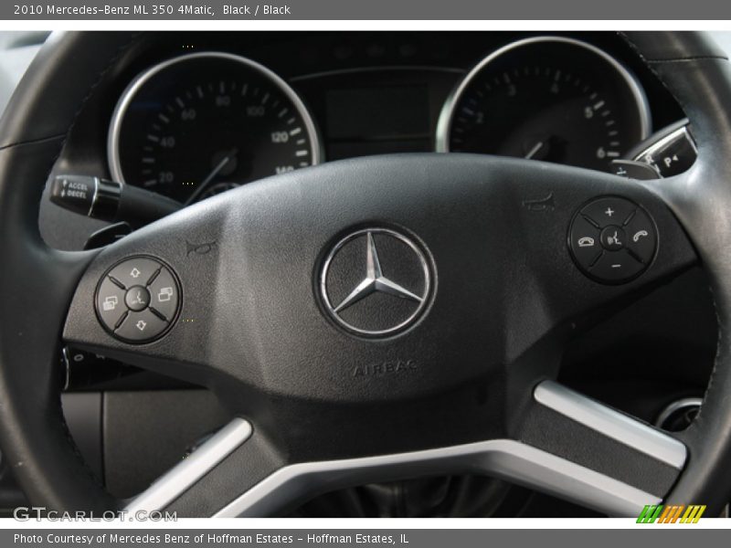 Black / Black 2010 Mercedes-Benz ML 350 4Matic