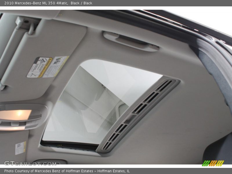 Black / Black 2010 Mercedes-Benz ML 350 4Matic