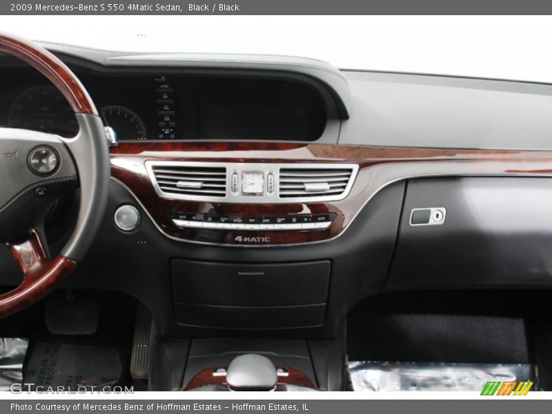 Black / Black 2009 Mercedes-Benz S 550 4Matic Sedan