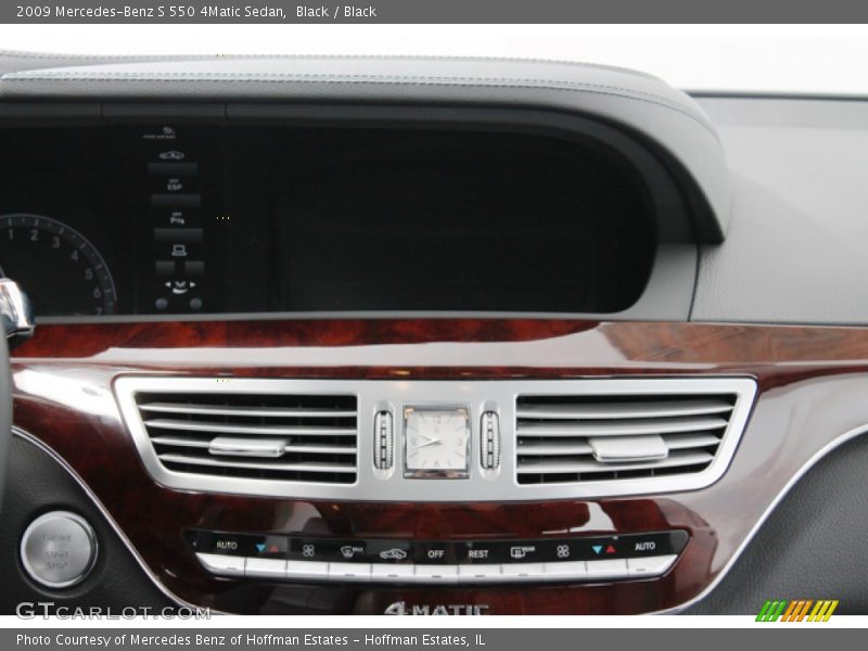 Black / Black 2009 Mercedes-Benz S 550 4Matic Sedan
