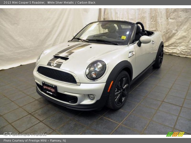 White Silver Metallic / Carbon Black 2013 Mini Cooper S Roadster