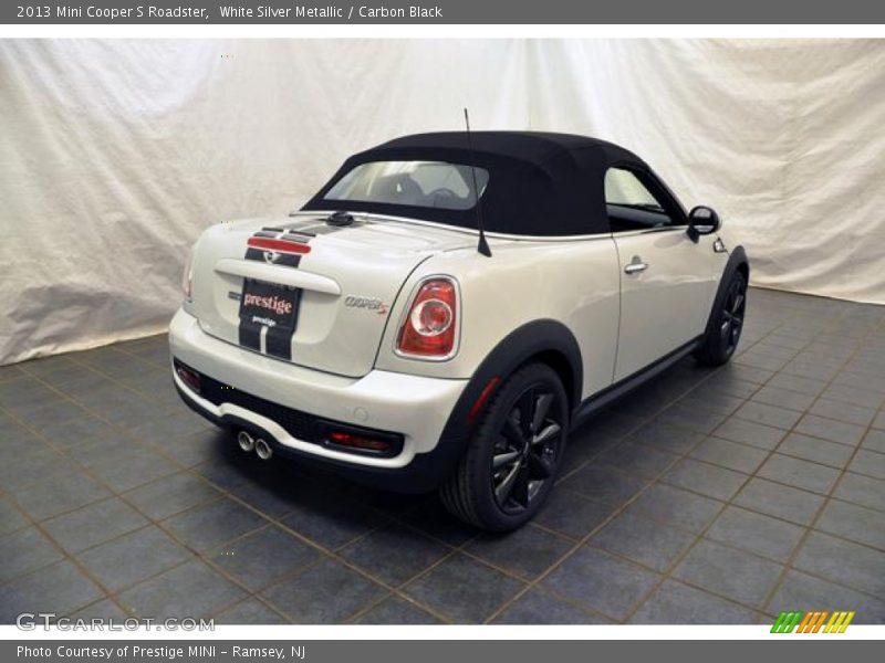 White Silver Metallic / Carbon Black 2013 Mini Cooper S Roadster