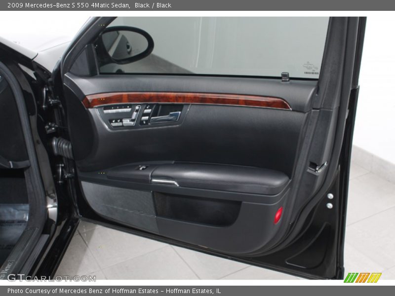 Black / Black 2009 Mercedes-Benz S 550 4Matic Sedan