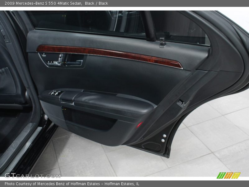 Black / Black 2009 Mercedes-Benz S 550 4Matic Sedan