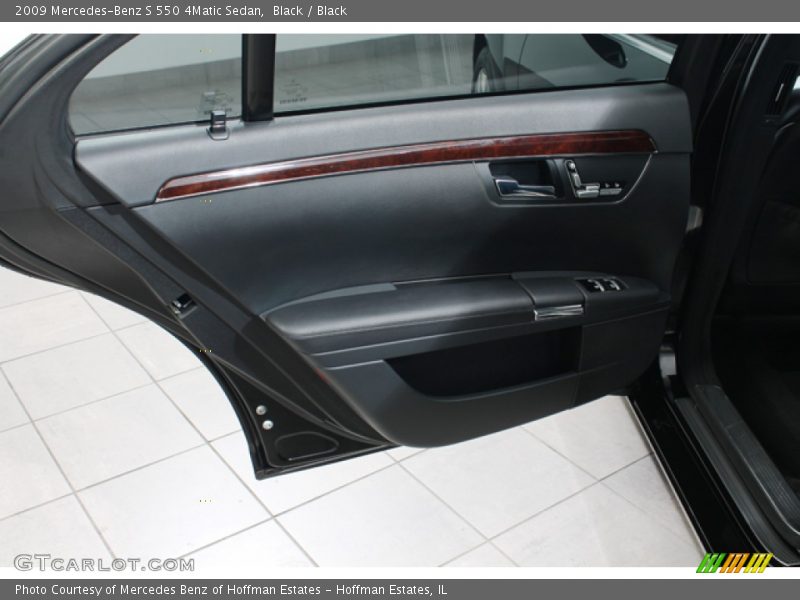 Black / Black 2009 Mercedes-Benz S 550 4Matic Sedan