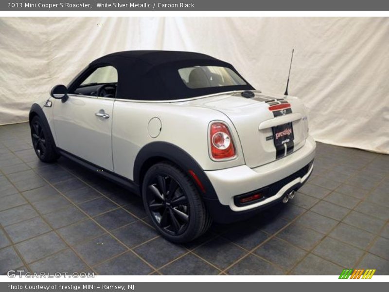 White Silver Metallic / Carbon Black 2013 Mini Cooper S Roadster