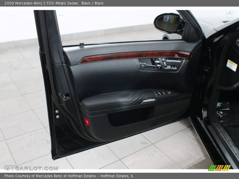 Black / Black 2009 Mercedes-Benz S 550 4Matic Sedan