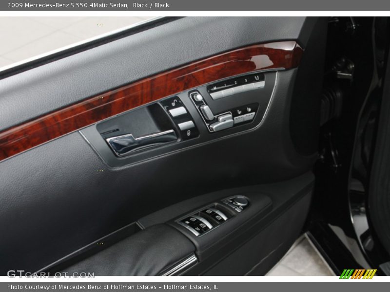 Black / Black 2009 Mercedes-Benz S 550 4Matic Sedan