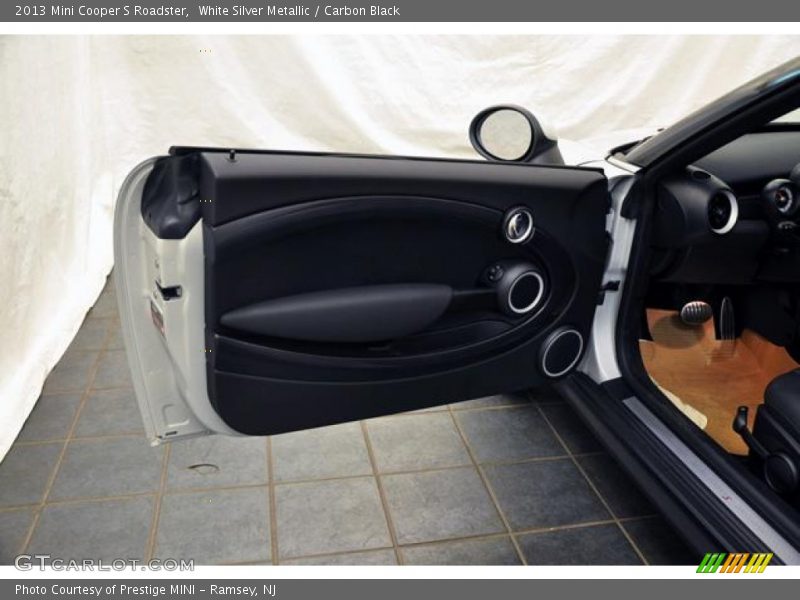 White Silver Metallic / Carbon Black 2013 Mini Cooper S Roadster