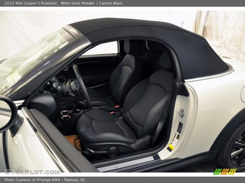 White Silver Metallic / Carbon Black 2013 Mini Cooper S Roadster