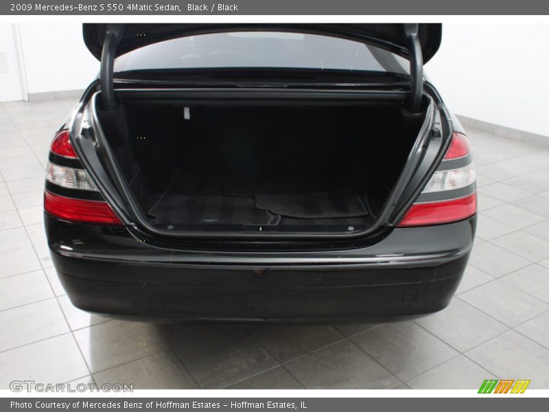Black / Black 2009 Mercedes-Benz S 550 4Matic Sedan