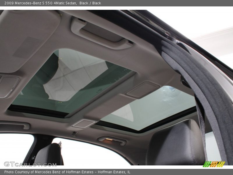 Black / Black 2009 Mercedes-Benz S 550 4Matic Sedan