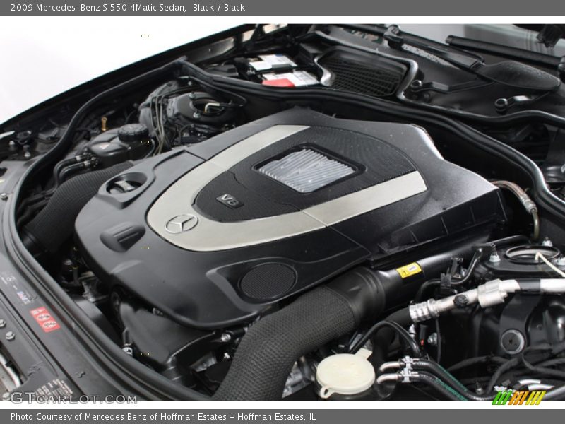 Black / Black 2009 Mercedes-Benz S 550 4Matic Sedan